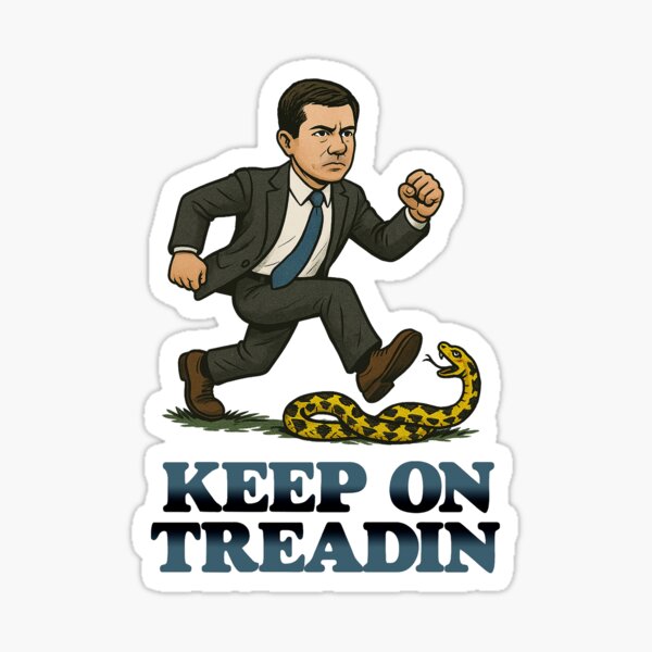 Artikel-Vorschau von Keep On Treadin‘ – Pete Buttigieg Edition, designt und verkauft von TheDisloyalists.