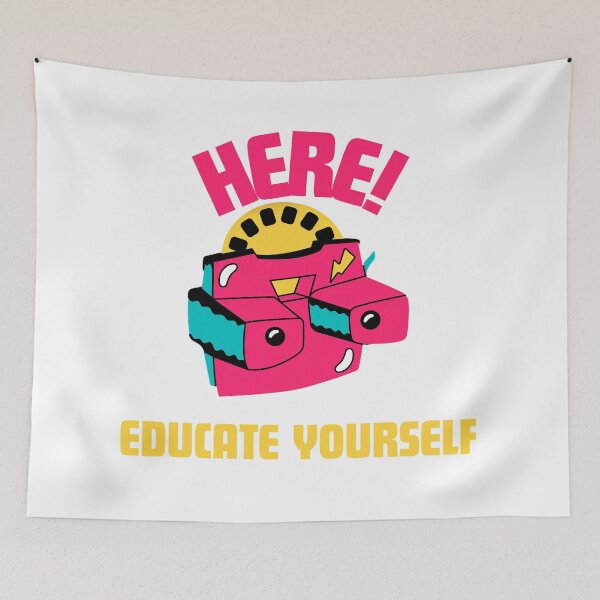Item preview, EDUCATE YOURSELF designed and sold by FlynnWolf.