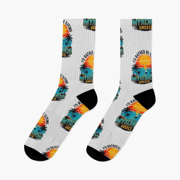 Item preview, DJs gift – I’d Rather Be DJying in Mykonos, Greece – Tropical Sunset Summer Vibes Design designed and sold by paulo silveira.