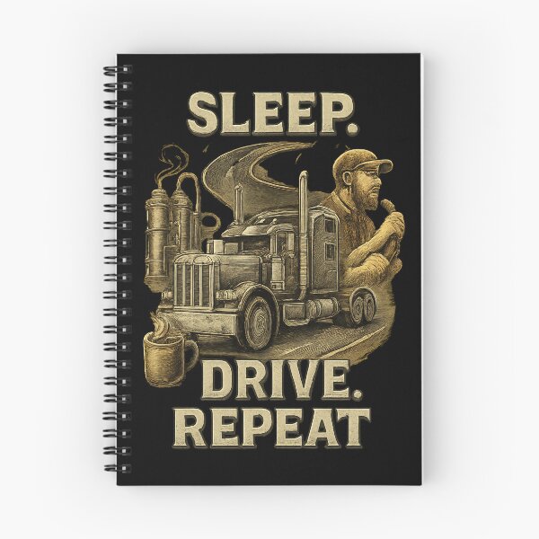 Item preview, Sleep. Drive. Repeat. – Trucker Life Design designed and sold by CK1Tees.