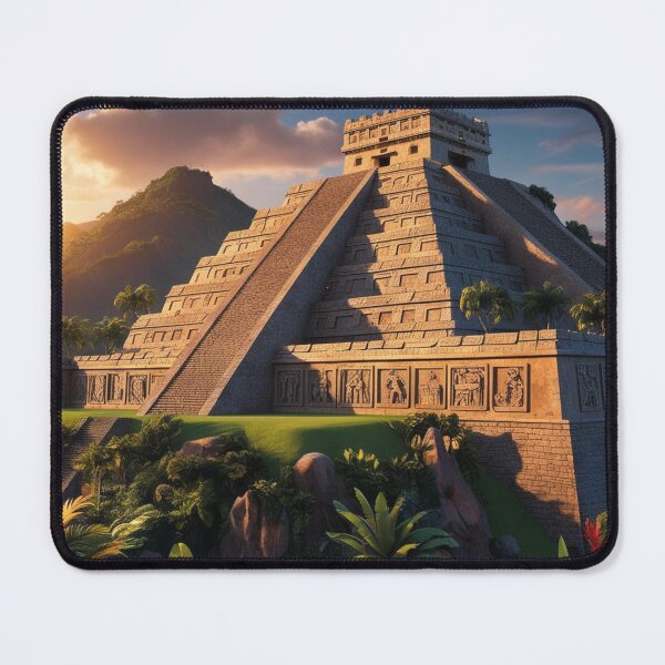 Item preview, Landscape of an Aztec pyramid designed and sold by MerlinWear.