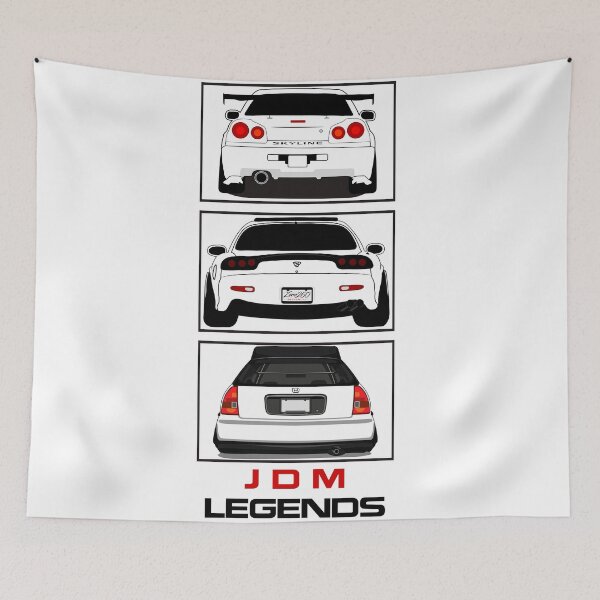 Item preview, JDM Legends Nissan Skyline Mazda RX7 Honda Civic designed and sold by asvpdiamond.