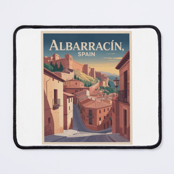 Item preview, Vintage Travel Poster Albarracín, Spain – Medieval Old Town in Aragon designed and sold by pod24.