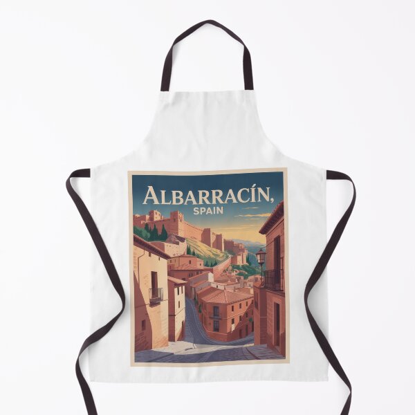 Item preview, Vintage Travel Poster Albarracín, Spain – Medieval Old Town in Aragon designed and sold by pod24.