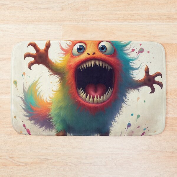 Item preview, Color Blast Monster | Crazy Furry Scream designed and sold by NovaProArt.