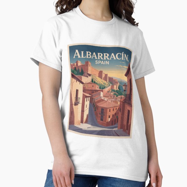 Item preview, Vintage Travel Poster Albarracín, Spain – Medieval Old Town in Aragon designed and sold by pod24.