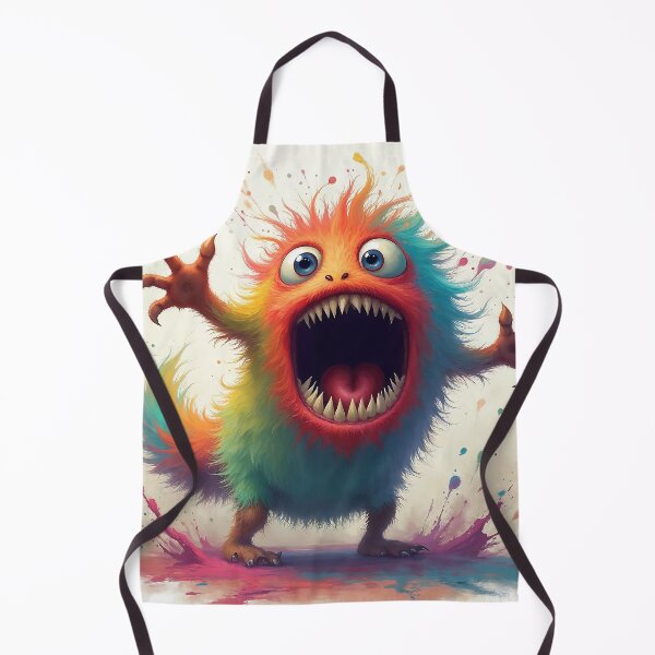 Item preview, Color Blast Monster | Crazy Furry Scream designed and sold by NovaProArt.