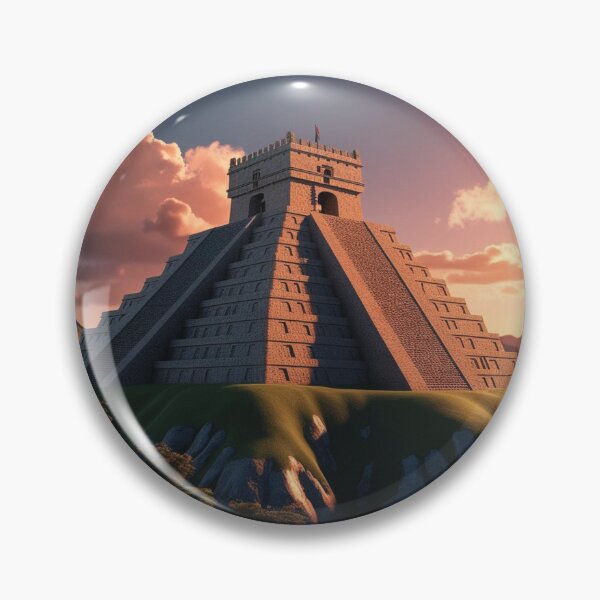 Item preview, Landscape of a Mayan pyramid designed and sold by MerlinWear.