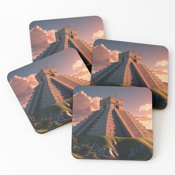 Item preview, Landscape of a Mayan pyramid designed and sold by MerlinWear.