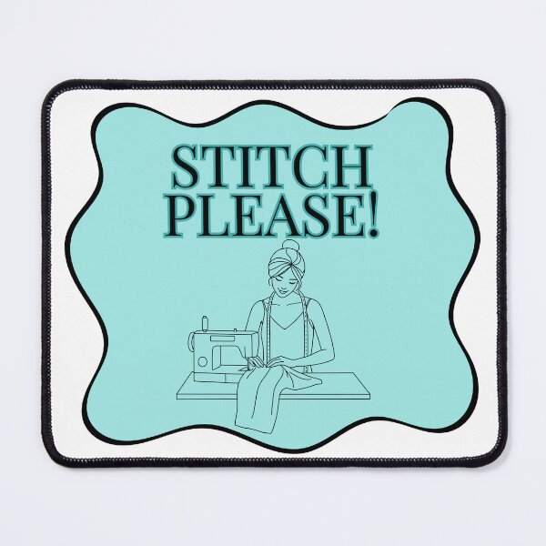 Item preview, Stitch Please Saying with a Woman Sewing designed and sold by SewHappyQuilt.