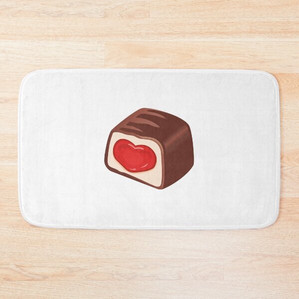 Item preview, Cute vector chocolate candy with heart-shaped filling heart. designed and sold by OlhaBondarenko.
