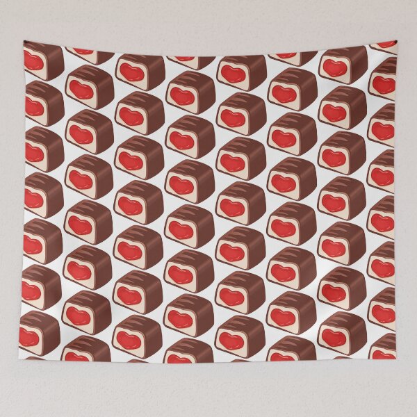 Item preview, Cute vector chocolate candy with heart-shaped filling heart. designed and sold by OlhaBondarenko.