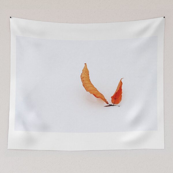 Item preview, Beech Leaves Dressed In Snow designed and sold by Deb Oppermann.
