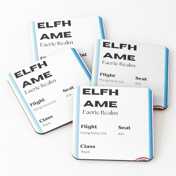 Item preview, Faerie Realm Flight Ticket designed and sold by dogggggyyyy.