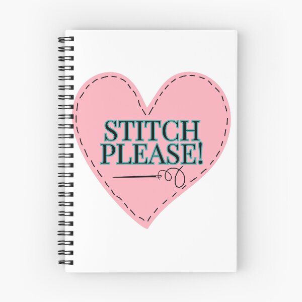 Item preview, Stitch Please with Heart and Needle and Thread designed and sold by SewHappyQuilt.