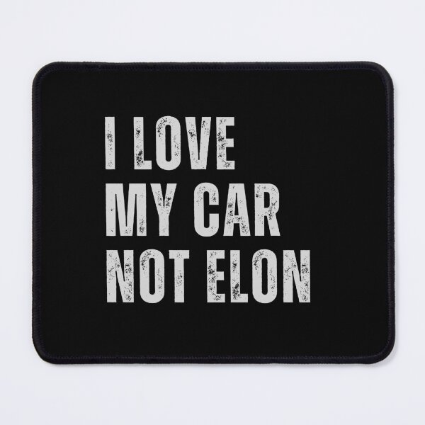 Item preview, Anti Elon Tesla Club - I love my car not elon Bumper Sticker Decal Accessories - Elon Musk Is Crazy!! social Sticker designed and sold by CapriCreatives.