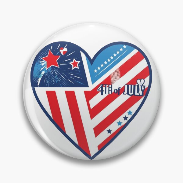 Item preview, Celebrate with Pride: 'Love 4th of July' Art, for Summer Fun  designed and sold by Coolverce.