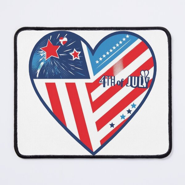 Item preview, Celebrate with Pride: 'Love 4th of July' Art, for Summer Fun designed and sold by Coolverce.