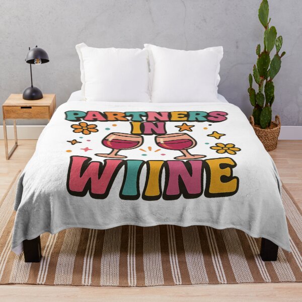 Item preview, Partners in Wine – Cheers to Friendship! designed and sold by LuckyFoxMerch.