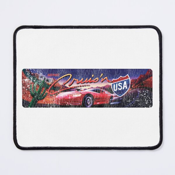 Item preview, Retro Cruis'n USA Arcade Style Marquee Design Destressed designed and sold by TheRainFamily.