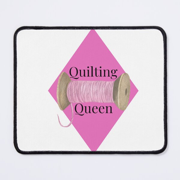 Item preview, Pink Quilting Queen Design with Thread designed and sold by SewHappyQuilt.