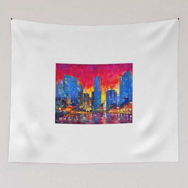 Item preview, Chicago Afterglow designed and sold by Natalia_Shchip.