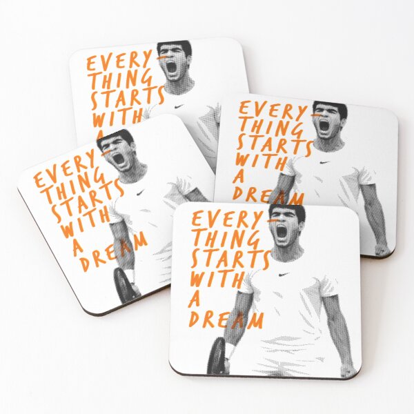 Item preview, Alcaraz – Everything Starts With a Dream | Inspirational T-shirt designed and sold by memories camisetas.