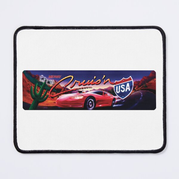 Item preview, Retro Cruis'n USA Arcade Style Marquee Design designed and sold by TheRainFamily.