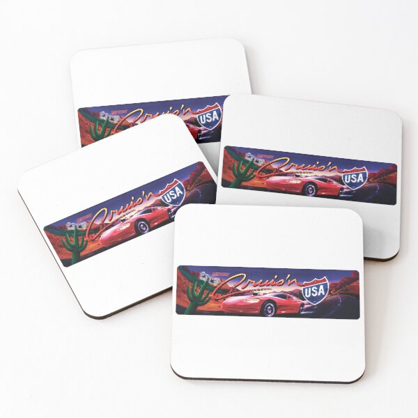 Item preview, Retro Cruis'n USA  Arcade Style Marquee Design designed and sold by TheRainFamily.