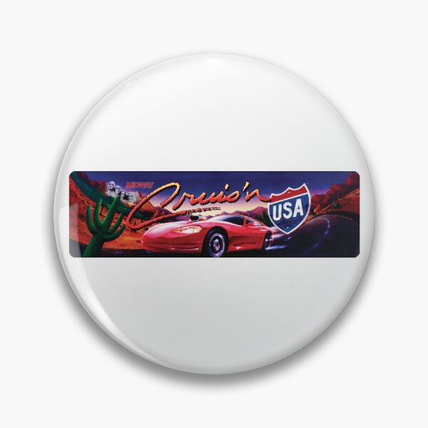 Item preview, Retro Cruis'n USA  Arcade Style Marquee Design designed and sold by TheRainFamily.