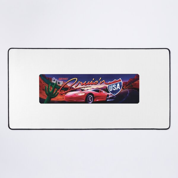 Item preview, Retro Cruis'n USA Arcade Style Marquee Design designed and sold by TheRainFamily.