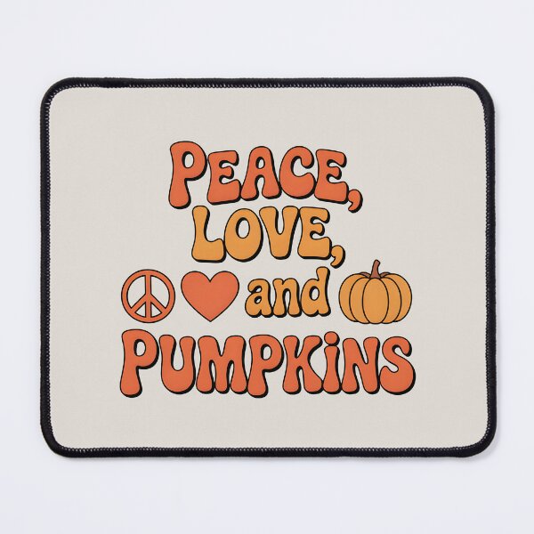 Item preview, Peace, Love, and Pumpkins - Cute Fall Icons Design designed and sold by Jollys-ArtShop.