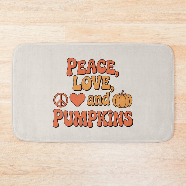 Item preview, Peace, Love, and Pumpkins - Cute Fall Icons Design designed and sold by Jollys-ArtShop.