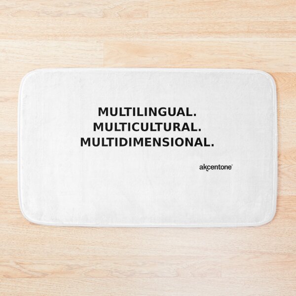 Item preview, akcentone - Multilingual. Multicultural. Multidimensional. designed and sold by akcentone.