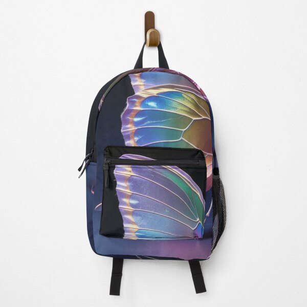 Item preview, Rainbow Fantasy Butterfly – Colorful Shiny Wings Illustration designed and sold by ArtiQreate.