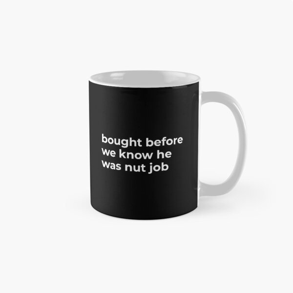 Item preview, Bought before we knew he was a nut job - I love my car not elon Bumper Sticker Decal Accessories - Elon Musk Is Crazy!! social Sticker designed and sold by CapriCreatives.