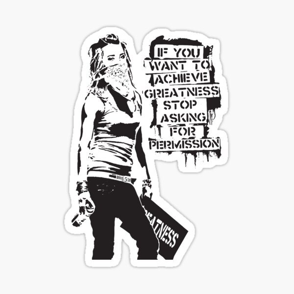 Banksy Stickers for Sale