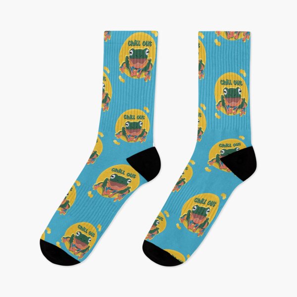 Item preview, Chill Out Colourful Frog Digital Design designed and sold by Sami Sciuto.