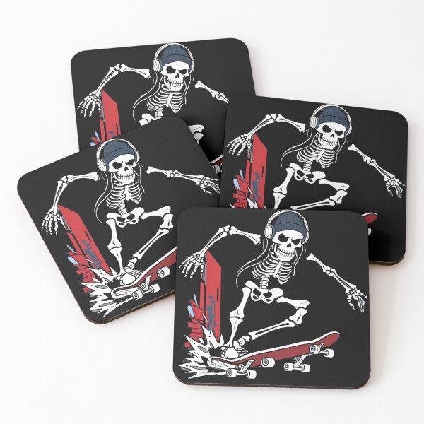 Item preview, Rebellious Skater Skeleton designed and sold by ChicTrendz.