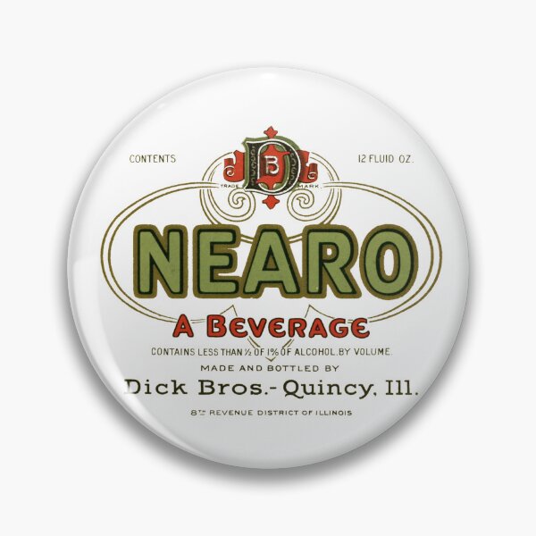 Item preview, Vintage Nearo - A Beverage - Non Alcoholic Prohibition Drink - Dick Brothers - Quincy, Illinois designed and sold by QuayTradingCo.
