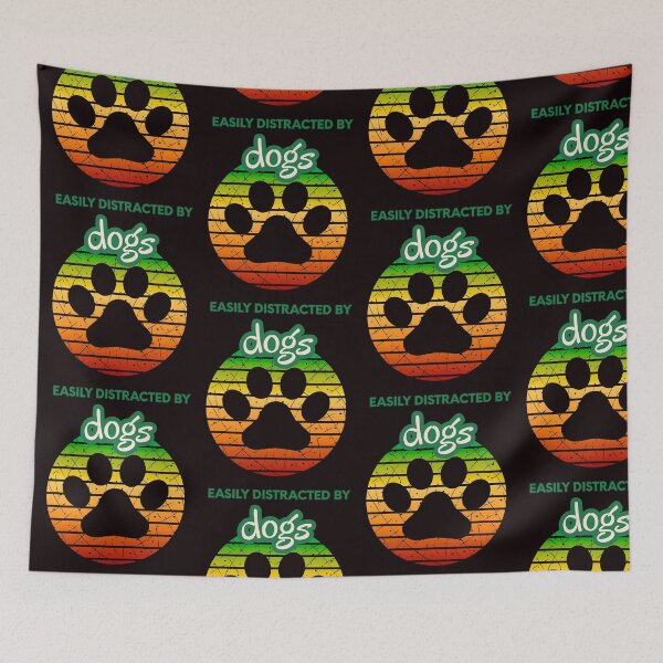 Item preview, Easily distracted by dogs designed and sold by Agu210.