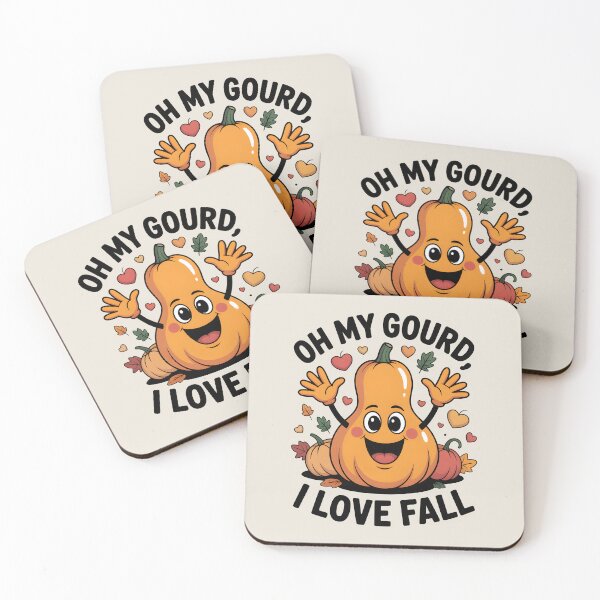 Item preview, Oh My Gourd, I Love Fall - Funny Autumn Pun Design designed and sold by Jollys-ArtShop.