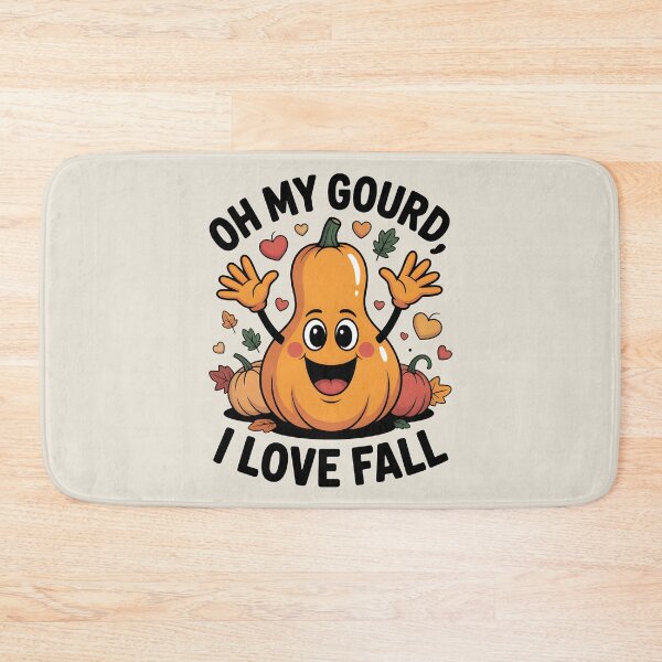 Item preview, Oh My Gourd, I Love Fall - Funny Autumn Pun Design designed and sold by Jollys-ArtShop.
