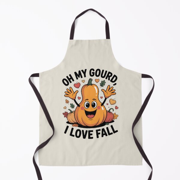 Item preview, Oh My Gourd, I Love Fall - Funny Autumn Pun Design designed and sold by Jollys-ArtShop.