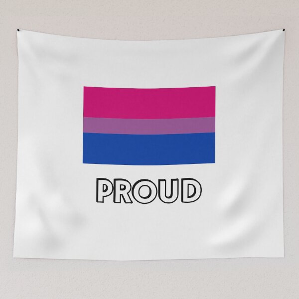 Item preview, PROUD bisexual - Pride Month Flags designed and sold by Inspirationmotivation.