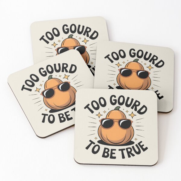 Item preview, Too Gourd to Be True - Cool Fall Pun Design designed and sold by Jollys-ArtShop.
