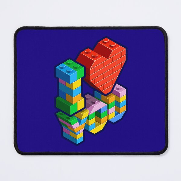 Item preview, Colorful "I Love YOU" Brick Block Letters – Bold Toy Style Design designed and sold by Love For Everyone.