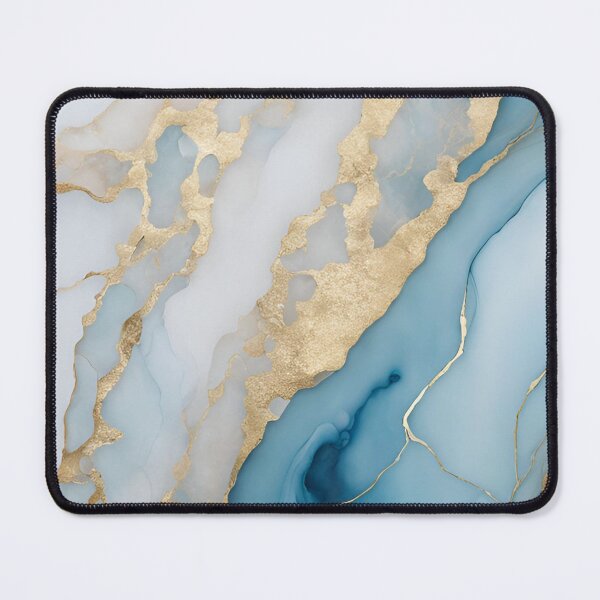 Item preview, Blue and gold marble texture, blue marble, marble texture,  blue stone, light blue marble, marble pattern, designed and sold by KolorellaS.