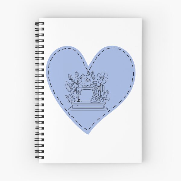 Item preview, Purple Floral Sewing Machine Design designed and sold by SewHappyQuilt.