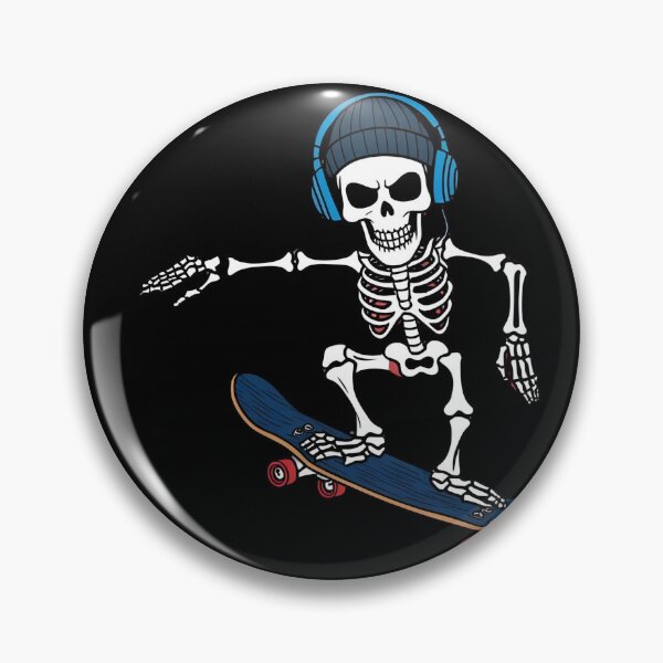 Item preview, Gritty Skater Skeleton designed and sold by ChicTrendz.
